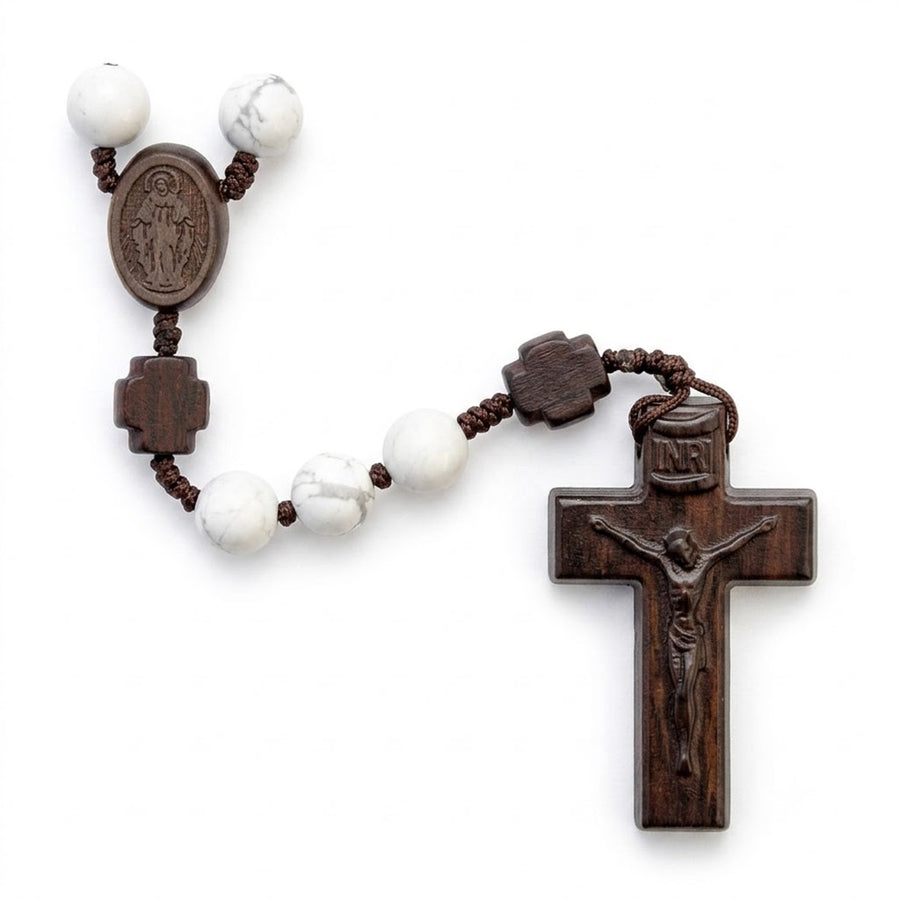 The Immaculate Howlite Rosary