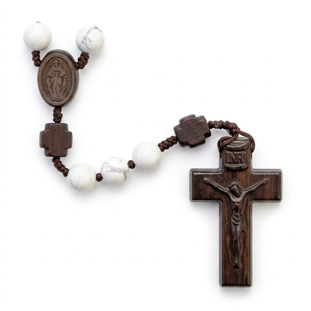 The Immaculate Howlite Rosary
