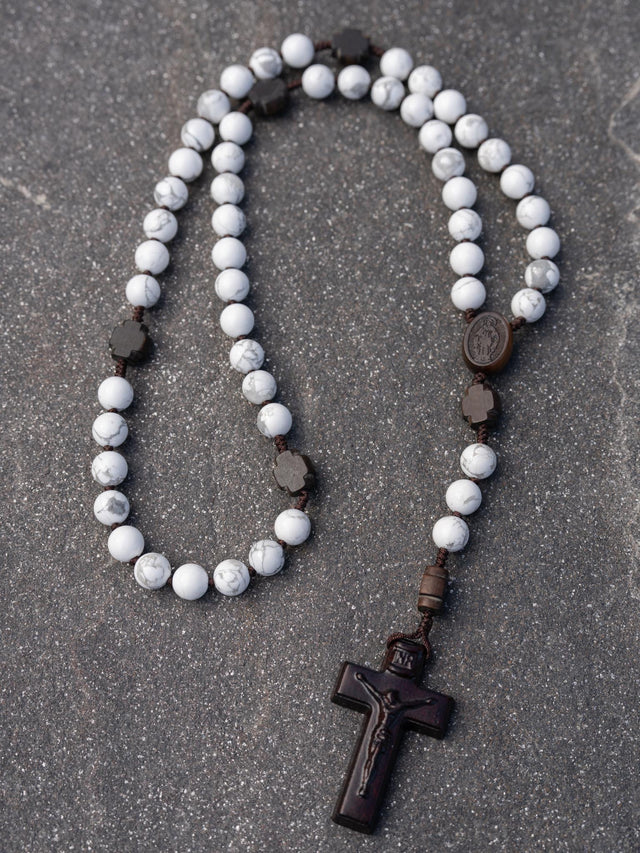 The Immaculate Howlite Rosary
