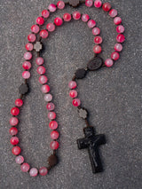 The St. Thérèse Pink Jade Rosary