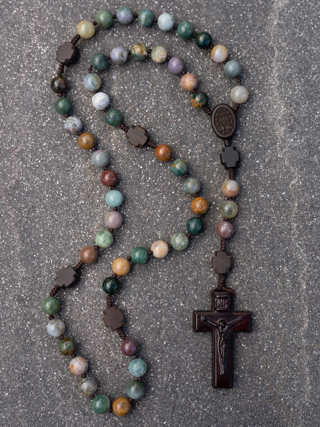 The St. Joseph Banded Onyx Rosary