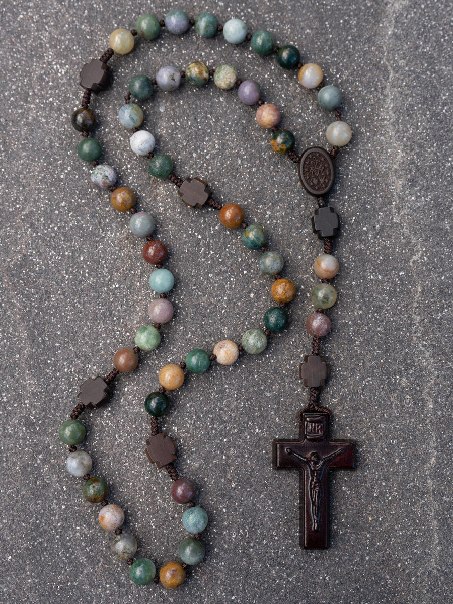 The St. Joseph Banded Onyx Rosary