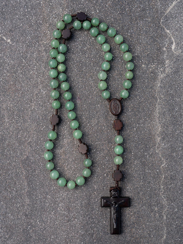The Good Soil Green Jade Rosary