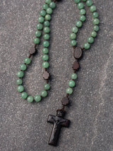 The Good Soil Green Jade Rosary